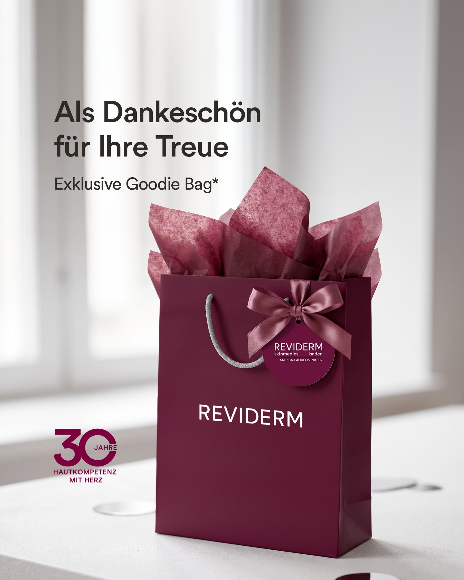Goodie Bag von REVIDERM skinmedics baden